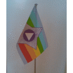 Bordflag, uden stander