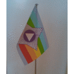 Flag with stand